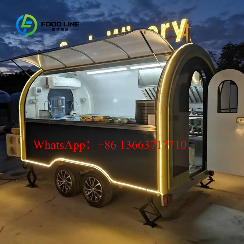 Commercial Kitchen Windows - Dostosowywana Okrągła Przyczepa Gastronomiczna Najwyższej Jakości