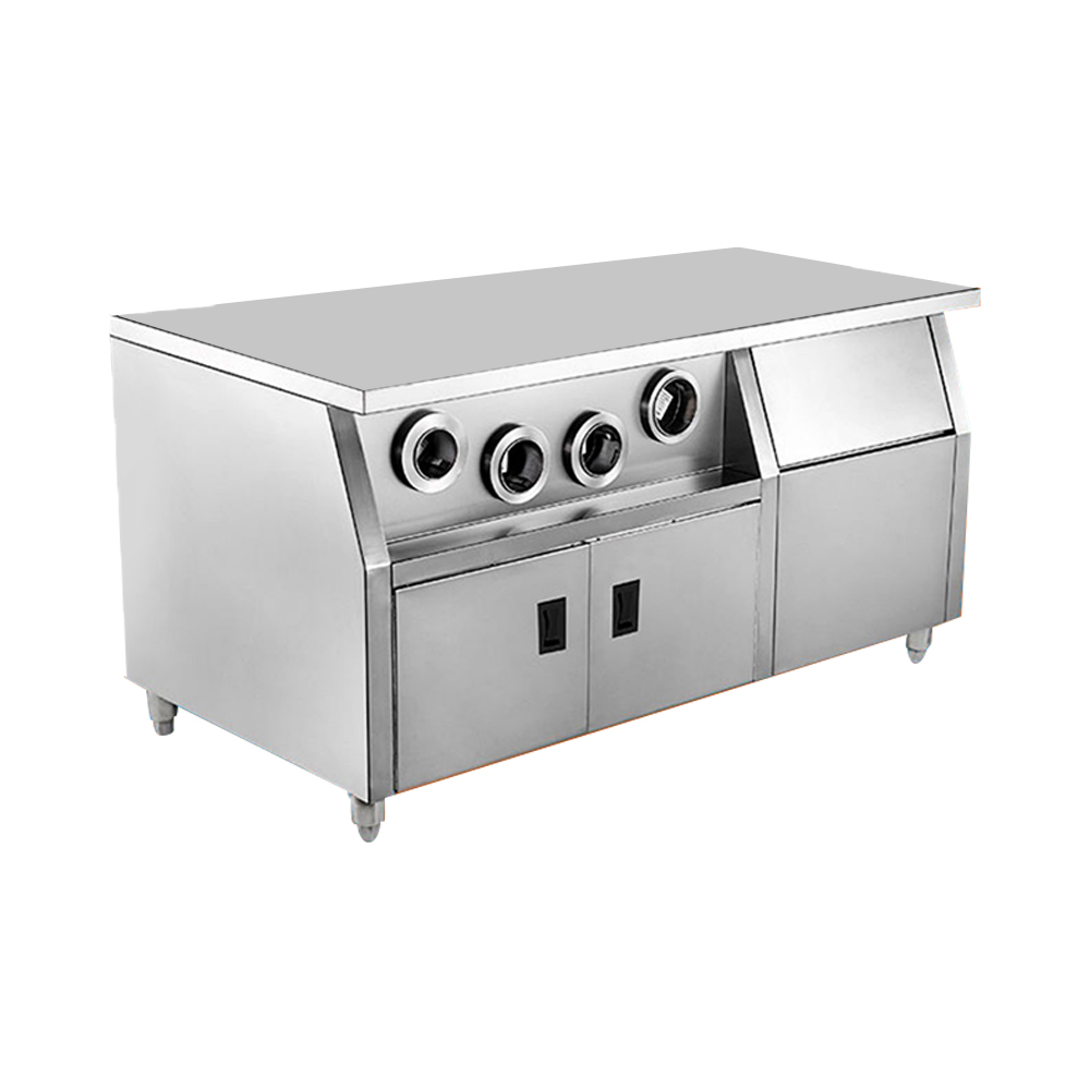 Commercial Kitchen Island On Wheels - Stół roboczy ze stali nierdzewnej z