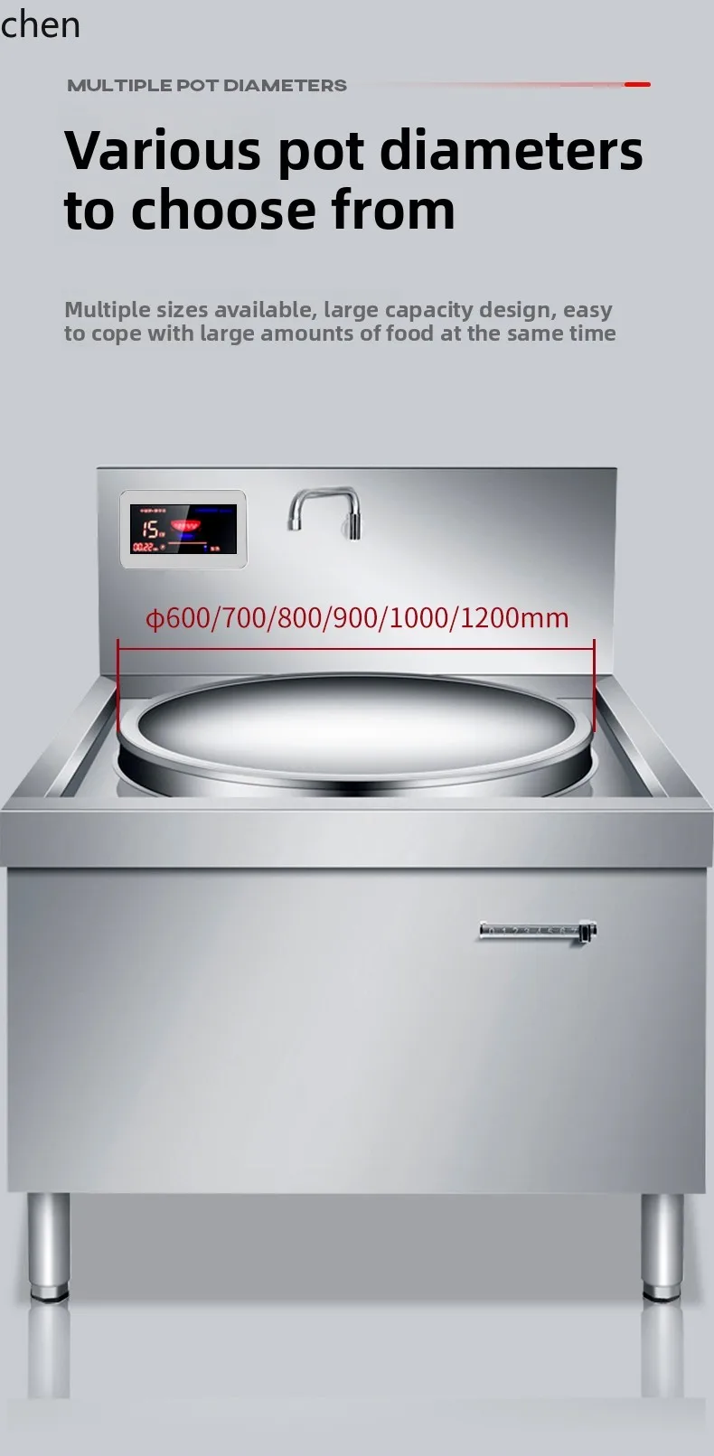 Kuchenka indukcyjna ZML, duża  – Commercial Kitchen Stove recenzja i cena