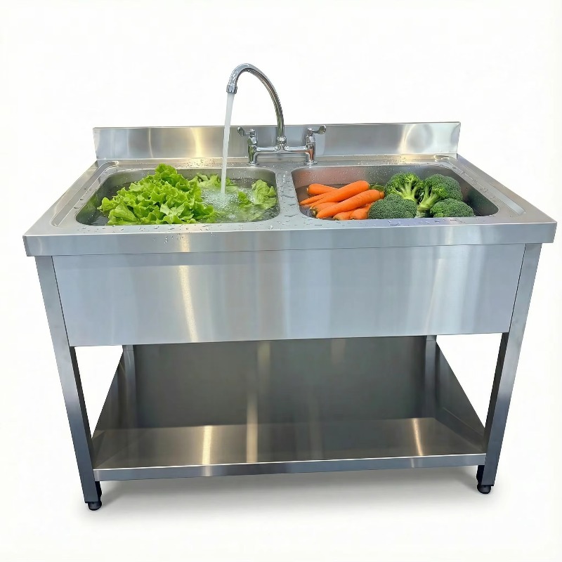 Stół z trzema strefami roboczn – Commercial Kitchen Zones recenzja i cena
