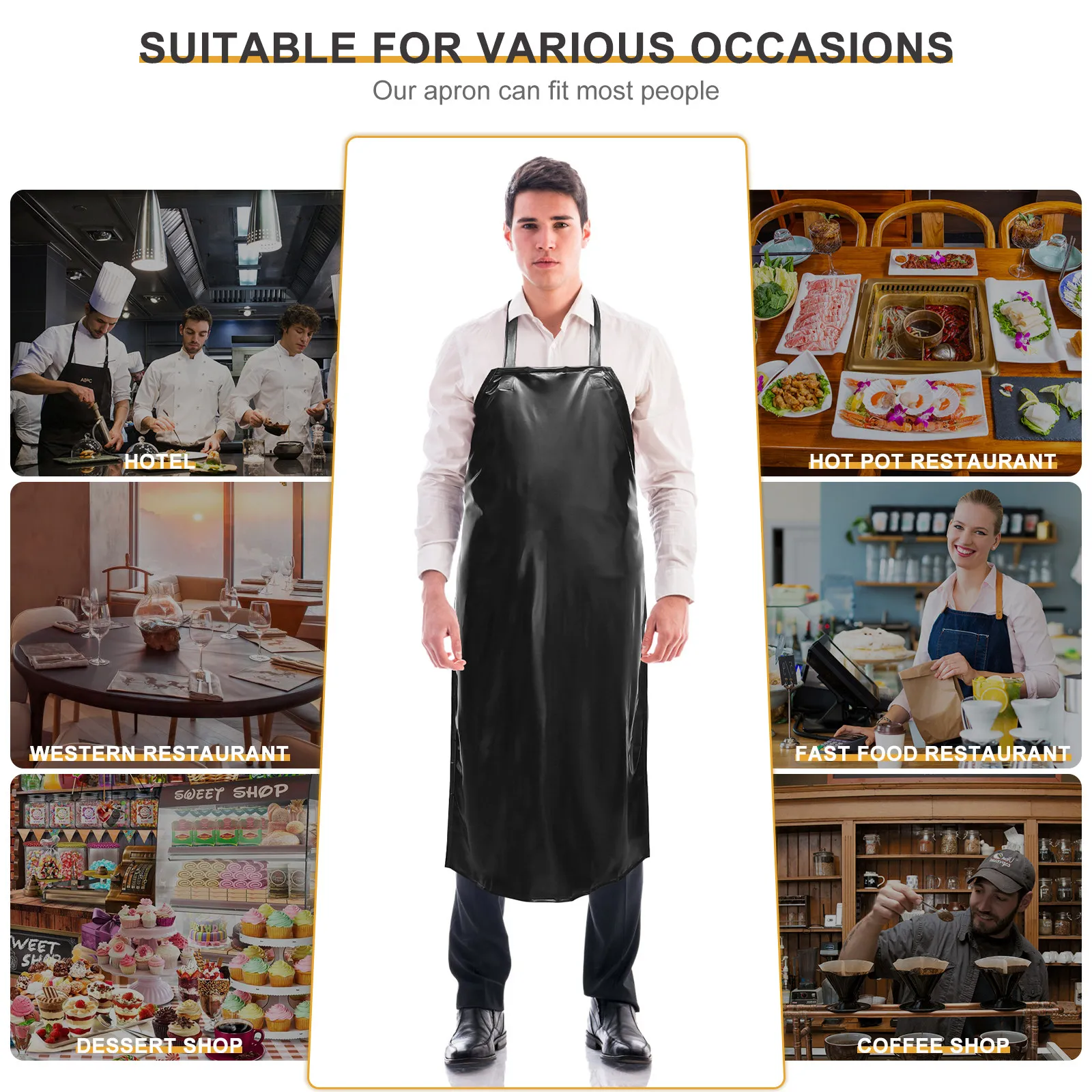 Czarny, wytrzymały fartuch z P – Commercial Kitchen Paint recenzja i cena