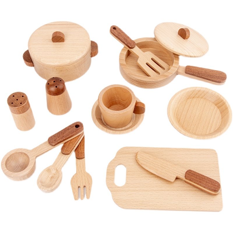 Maoduo Toys Drewniany Zestaw K – Commercial Kitchen Cooking recenzja i cena