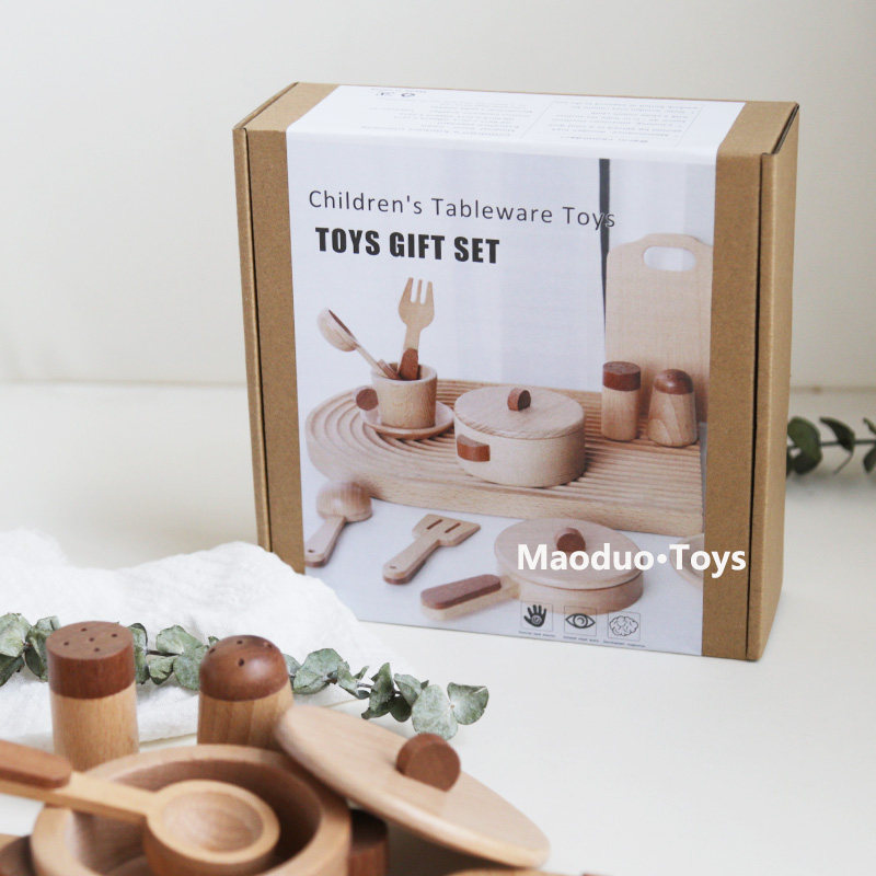 Maoduo Toys Drewniany Zestaw K – Commercial Kitchen Cooking recenzja i cena