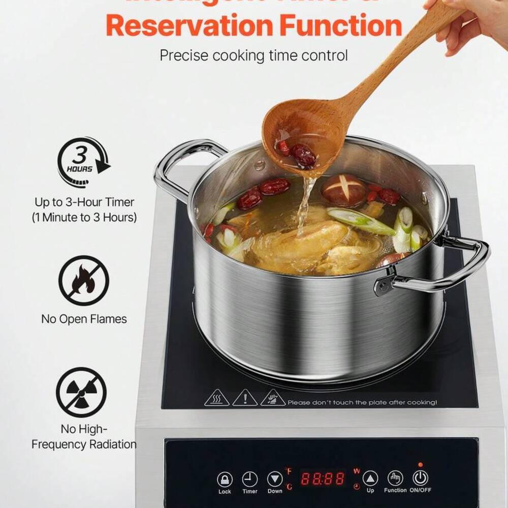 Przenośna płyta grzewcza, 1800 – Induction Cooker Commercial recenzja i cena