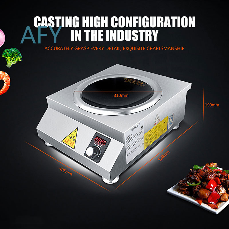 Wysokiej mocy kuchenka indukcy – Commercial Kitchen Stove recenzja i cena
