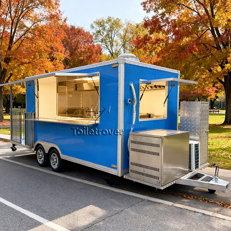 Przyczepa Food Truck Kontener  – Commercial Kitchen Windows recenzja i cena